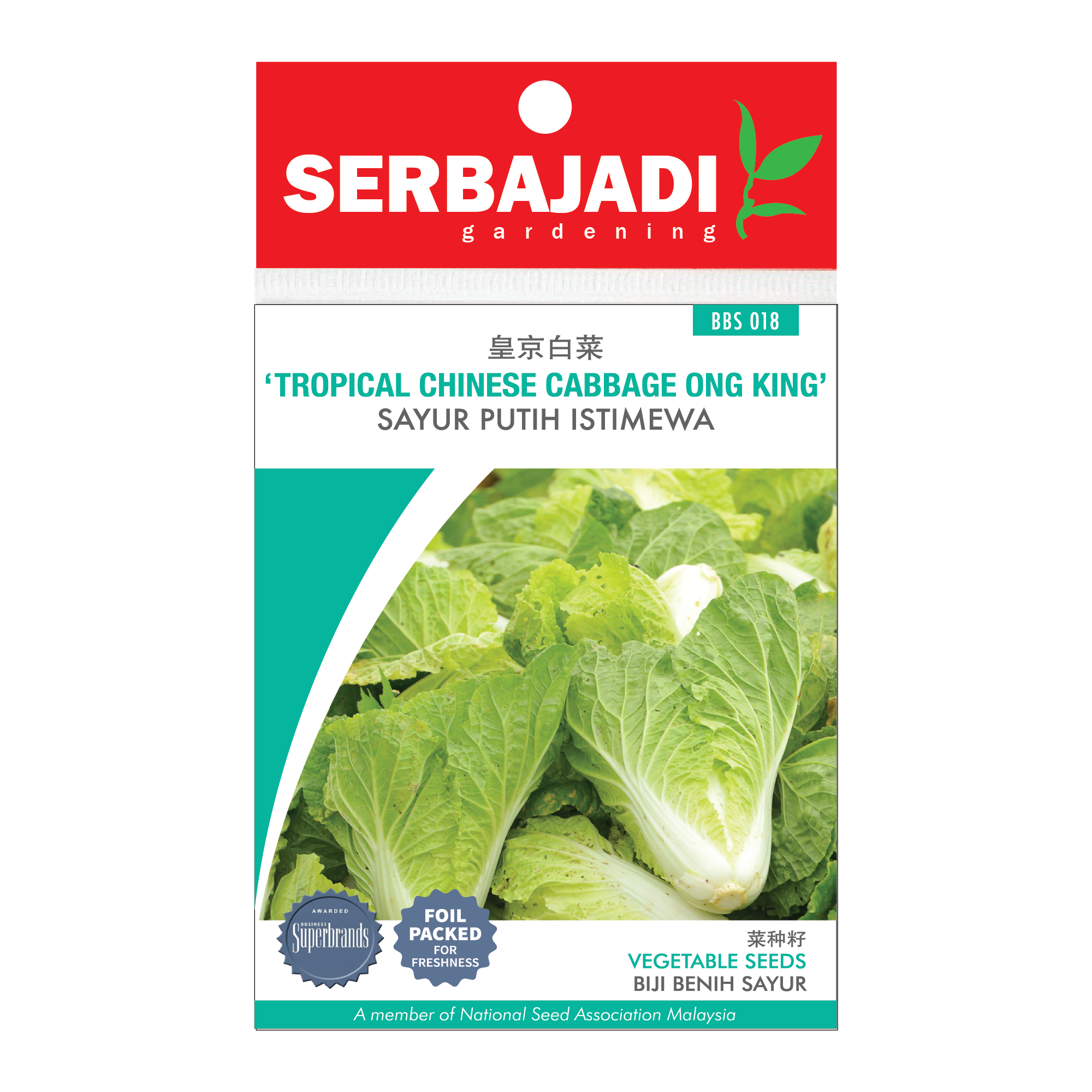 Serbajadi tropical Chinese cabbage ong king seeds